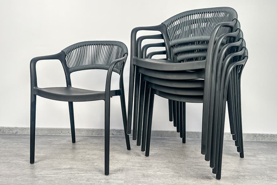6 Gartenstühle Endemann Exclusive EE-S562-SS